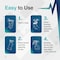 Fifthpulse Emesis Bags Medical Grade, Leak Resistant and Individually Wrapped 1000ml, Lavender, 20PK FMN100648 - alternate 6