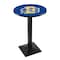 Holland Bar Stool Co 42" Blk Wrinkle South Dakota State Pub Table, 36" dia. Top L217B4236SDakSt - alternate 1