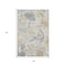 Homeroots 5' X 8' Beige Charcoal And Gray Abstract Washable Indoor Outdoor Area Rug 643590 - alternate 4