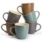Elama Honeysuckle 6-Piece 15 oz. Mug Set, Assorted Colors EL-HONEYSUCKLE6 - alternate 1