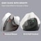 Elecom Left Hand, USB Wired Half Vertical Ergo Mouse, Silent Click, 5 Buttons, Windows, Mac, M size M-XGM31UBSKBK - alternate 4