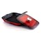 Megachef 11 Inch Square Enamel Cast Iron Grill Pan with Matching Grill Press in Red with Press MG-GS28AR - alternate 4