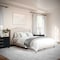 Martha Stewart Amelia Full Upholstered Platform Bed w/Curved Headboard and Cushioned Siderails, Wood Slat, Beige TW-3WDB02B-F-BG-MS - alternate 6