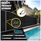 Boen Privacy Screen Fence, Black, 6ftX100ft 10-114 - alternate 4