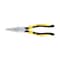 Klein Tools 8 9/16 in J203 Long Nose Plier, Side Cutter Plastic Dipped Handle J203-8N - alternate 1