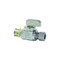 Viega PureFlow 1/2 in. x 1/4 in. Zero Lead Press Stop Valve Straight Chrome 94031 - alternate 1