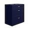 Space Solutions 30 in.W 3 Drawer Lateral File Cabinet for Home/Office, Fits Letter/Legal Sizes, Navy 25073 - alternate 1