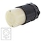 Ac Works ASL1730R Connector, NEMA L17-30R Female in Black, 30A 600V 3-Phase Locking, Industrial Grade ASL1730R-BK - alternate 3