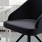 Martha Stewart Sora Upholstered Stationary Office Chair in Gray/Oil Rubbed Bronze CH-222119-GY-BK-MS - alternate 3