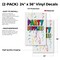 Signmission Party Supplies, 24 Inch x 36 Inch Vinyl Decals, Vinyl Decal, 2PK DSB-2436-2PACK-Party Supplies - alternate 2