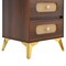 Homeroots 47" Brown Wood Lighted Mirrored Dresser 691729 - alternate 2