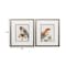 Homeroots 14" X 16" Metallic Bronze Frame Eco Bird, Set Of 2, 2PK 365237 - alternate 6