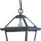 Homeroots Antique Bronze Glass Hanging Lantern Light 398017 - alternate 5