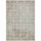 Homeroots 5' X 8' Chocolate Damask Washable Indoor Outdoor Area Rug 607687 - alternate 4