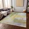 Homeroots 3' X 5' Green Yellow And Purple Abstract Washable Indoor Outdoor Area Rug 602932 - alternate 8