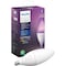 Signify Hue White & Color Ambiance 40W Equivalent B39 Candelabra LED Decorative Light Bulb 556968 - alternate 1