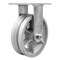 Service Caster 6 Inch V Groove Semi Steel Wheel Rigid Caster with Ball Bearing SCC-30R620-VGB - alternate 1