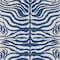Homeroots 8' X 10' Navy Blue And Ivory Animal Print Washable Indoor Outdoor Area Rug 600633 - alternate 5