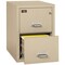 Fireking 15-1/4" W 2 Drawer Fire-Resistant Vertical File Cabinet, Parchment, Legal 2-2130-2PA - alternate 3