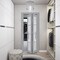 Sartodoors Sliding Closet Bi-fold Doors Grey Solid Core Modern Interior VEREGIO7412BF-GRE-36 x 96 (2* 18x96) - alternate 3