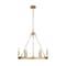Z-Lite Barclay 6 Light Chandelier, Rubbed Brass, 25 In W x 24.25 In H 482R-6RB - alternate 4