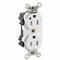 Leviton Straight Blade Receptacle, 5-15R, 15 A, 125V AC, Surface Mount, Self-Grounded M8200-PLW - alternate 1