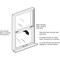 Prime-Line Window Mortise Tilt Latch, Matte Black, 2PK F 27348 - alternate 3