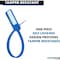 Kable Kontrol Numbered Write-On Flag Zip Tie Tags, 6in L, 60 Lbs Strength, 100 Pcs, Blue, 100PK CTWOS-NF-6-60-BL - alternate 5