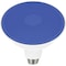 Satco 11.5 Watt PAR38 LED, Blue, 90 degree Beam Angle, Medium base, 120 Volt S29482 - alternate 2
