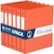 Davis Group Premium Economy, Round Ring, Binder, (Orange, 1"), PK6 2311-19-06 - alternate 1