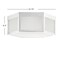 Jonathan Y Minimo 15.75" Hexagon Metal/Frosted Glass LED Flush Mount, Chrome JYL7452A - alternate 5