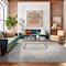 World Rug Gallery Contemporary Stripe Arch Design Area Rug 5 ft x 7 ft Cream 3017CREAM5X7 - alternate 4