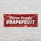 Signmission Farm Fresh Grapefruit, 18 Inch x 48 Inch, Vinyl Banner B-30593 - alternate 2