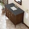 James Martin Vanities Kinnsden 48" Single Vanity, Sable Oak w/ 3 CM Parisien Bleu Silestone Top D680-V48-SBK-3PBL - alternate 4