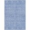 Homeroots 5' X 8' Denim Blue And Ivory Floral Washable Indoor Outdoor Area Rug 604672 - alternate 3