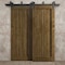 Sartodoors Sliding Closet Barn Bypass Doors 36 x 96 inches, Ego 5006 Marble Oak, Modern 6.6ft Rails Hardware EGO5006BBB-DMR-3696 - alternate 2