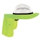 Ergodyne Lime FR Hard Hat Brim with Neck Shade 6662 - alternate 5