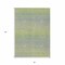 Homeroots 3' X 5' Artichoke Green Striped Washable Indoor Outdoor Area Rug 608789 - alternate 6