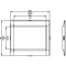Siemens cover frame for door cutout 101.6 x 70.7mm WxH accessory for: circuit 3VA9034-0SB20 - alternate 3