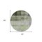 Homeroots 8' Olive Green Round Ombre Washable Indoor Outdoor Area Rug 563660 - alternate 4