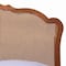 Baxton Studio Latrell Mid-Century Walnut Brown Wood and Rattan King Size Storage Bed 247-12667-10670-ZORO - alternate 4