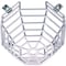 Safety Technology International Smoke Detector Guard, Steel, Surface Mount, 7 1/8 in W x 7 1/8 in H x 4 1/2 in D, White STI-9605 - alternate 1