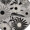 Homeroots 8' Black and White Round Floral Indoor Outdoor Area Rug 527636 - alternate 5