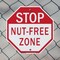 Signmission Stop Nut-free Zone, 10 Inch X 10 Inch, Plastic Sign OC-P-10-119 - alternate 3