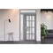 Vdomdoors Front Exterior Prehung FiberGlass Door Frosted Glass / Manux 8312 Grey Ash / Sidelight and Transom MANUX8312EXD-SS-W36+16 x H80+14-LH - alternate 6
