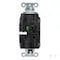 Hubbell Wiring Device-Kellems Straight Blade Receptacle, 5-15R, 15 A, 125V AC, 2 Pole, 3 Wire, Surface Mount, Grounded HBL2152STGN - alternate 2
