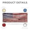 Signmission Rusty American Flag, 18 Inch x 48 Inch, Vinyl Banner B-30841 - alternate 2