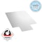 Floortex Valuemat Vinyl Lipped Chair Mat for Hard Floor - 48" x 51" FR1213017LV - alternate 5