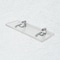 Fab Glass And Mirror Acrylic Shelf 6 x 18inces Chrome Bracket 3/4in Thickness Acrylic Pack of 1 AS19CC-6x18CH1P - alternate 1