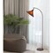 Homeroots 65" Rusted Traditional Shaped Floor Lamp With Rust Empire Shade 526326 - alternate 3